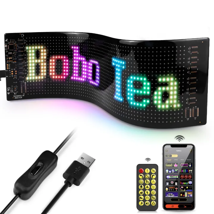 Smart LED Eyes Truck Led Pixel Matrix Panel Display RGB LED Car Panel ...