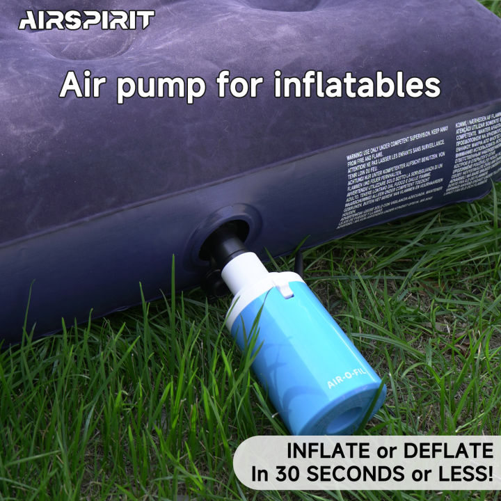 Mini Air Pump for Inflatables with 2 Nozzles -30s Fast Inflate ...