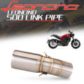 Slip On For Benelli Leoncino 500 BJ500 Motorcycle Exhaust Escape Stainless Steel Middle Link Pipe Connect 51MM muffler. 