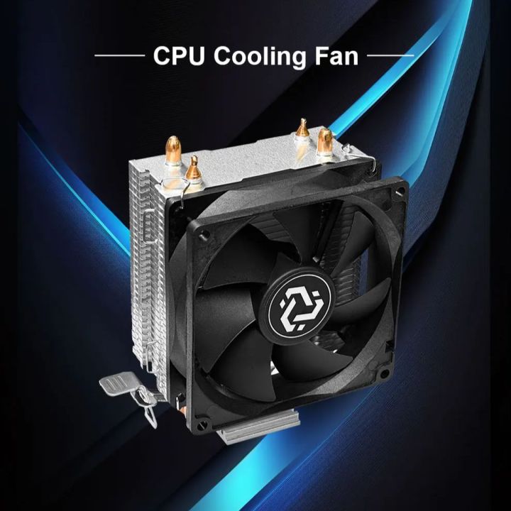 2 Heat Pipes CPU Air Cooler X79 X99 4Pin Processor Cooling Fan For ...