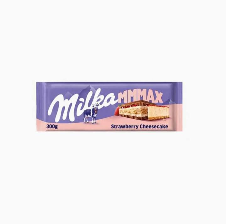 Milka Strawberry cheesecake 300 grams