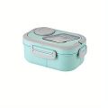 Portable Lunch Box With Spork And Dipping Bowl Perfect For Office Workers Kitchen Gadget For Easy Meal Prep And Storage Stylish And Durable Home Kitchen Accessory Temu. 