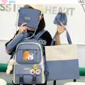 4pcs girls college bagpack. 
