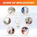 Thermostat Head Radiator Valve, Radiator Thermostat with Zero Position, Radiator Valve Replacement Head for Thread M 30 x 1.5, Radiator Valve Heads for Kitchen Sink, Toilet, Bathroom (White). 