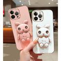 Hello Kitty Kuromi Cute Mobile Phone Holder Stand IPhone IPad Tablet Holder Universal Cell Phone Stand Built in mirror. 