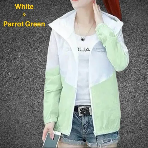 Women%C3%A2%E2%82%AC%E2%84%A2s%20Single%20Layer%20Transparent%20Matching%20Lightweight%20Jacket%20For%20Summer%20Wear%20-%20Image%203