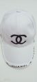 Quality ajestable channel White colour baseball cap. 