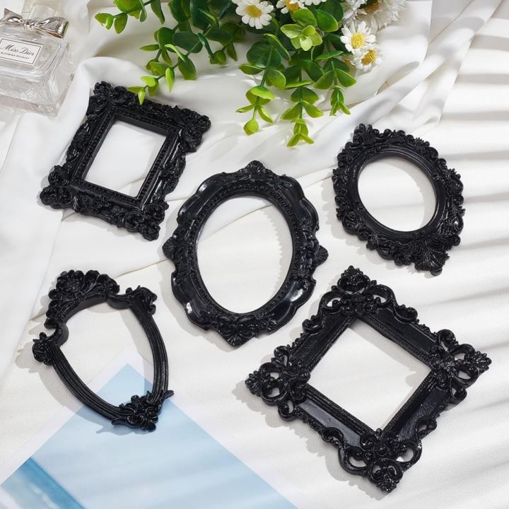 5%20Pcs%20Resin%20Frame%20Gothic%20Photo%20Frame%20Black%20Antique%20Picture%20Frame%20Wall%20Gallery%20Picture%20Frame%20Home%20Photography%20Decoration%20-%20Image%205
