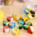 1pcs Milk Bottle Eraser,Mini Pencil Erasers, Erasers for Kids, School Supplies, Mini Eraser Pencil for Students,Prizes for Kids Classroom (20-22 Tablets Random Stlye). 