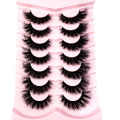New 3D Mink Lashes Cat Eyelashes Fluffy Wispy Volume Lashes Natural Feathery Effect Lightweight Flexible Band Fake Lashes.