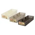 3-compartment mini basket (slide, adjustable hole size) plastic basket stationery basket keyway brand multipurpose basket model P2-0072. 