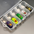ANFS 5pcs Mini Frog Soft Bait- Artificial Lifelike Fishing Lures, Bionic Sequin for Freshwater and Saltwater Fishing. 