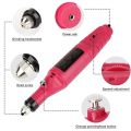 Nail Drill Polisher Kit Professional Electric Manicure Pedicure Grinding Burnishing Machine Nail Care Nail Art File Drill Polisher. 