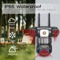 V380 pro Three 3 Lens WiFi IP Camera HD 6MP Outdoor Waterproof Full Color Night Vision PTZ CCTV Security camera. 
