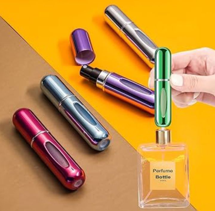 5ML Refillable Perfume Bottle Mini Atomizer Spray | Travel Size Pocket ...