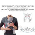 Adjustable Baby Carrier with Breathable Cotton And Mesh Fabric for Both Mother And Baby Comfortable Soft Babywearing Wrap. 