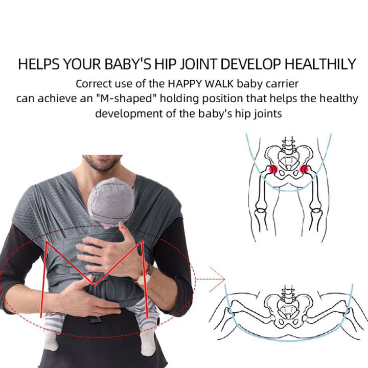 Adjustable%20Baby%20Carrier%20with%20Breathable%20Cotton%20And%20Mesh%20Fabric%20for%20Both%20Mother%20And%20Baby%20Comfortable%20Soft%20Babywearing%20Wrap%20-%20Image%205