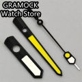GRAMOCK NH35 Hands Set Black Yellow White Watch Hands Green Luminous For NH35 NH36 NH38 NH70 NH72 Movement Watches Pointers. 