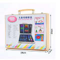 KandyToys Kreative Kids 67 Piece Traditional Wooden Kids Art Set - Fold Out Art Box with Pens; Pencils; Crayons. 