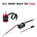 Hobbywing QuicRun WP Mini24 25A W/ 1621 3200KV/3600KV RC Outrunner Motor Combo for 1/24 1/18 RC Crawler Axial SCX24 TRX4M RC Car.