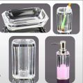 bathroom set 4pc | unbreakable acrylic. 