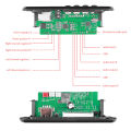 2*25W Stereo 12V 50W Amplifier Car FM Radio Module Stereo Bluetooth 5.0 MP3 Player Decoder Board Support TF USB AUX Recorders.