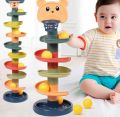 4 Layer Ball Drop Rolling Tower Toy for Baby & Toddler | Colorful Spiral Ball Track | Early Learning Development Toy | Interactive Stacking & Rolling Track. 