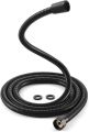 Muslim shower chain pipe flexible hose black color high pressure premium quality 1.5 meter hand shower pipe toilet shower pipe connection chain pipe for bathroom and kitchen bath shower chain pipe cp chain black. 