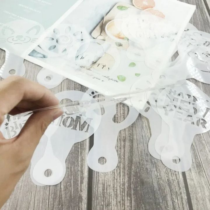 20pcs%20Coffee%20Stencils%20DIY%20Fancy%20Coffee%20Printing%20Model%20Foam%20Spray%20Cake%20Stencil%20Coffee%20Drawing%20Cappuccino%20Mold%20Powdered%20Sieve%20Tool%20-%20Image%204