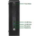 HP Z240 SFF : I5 6th Gen , 8GB ram DDR4, 500GB HDD , 2GB Gaming GPU , 128GB M.2 SSD. 