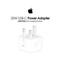 Apple 20W USB-C Power Adapter Redintion (1 year warranty) & FREE CABLE. 