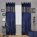 Fancy Curtains 2pc, self print fabric Nice Quality, 8 feet length and 4.5 feet width. 