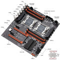 SOYO X99 Dual Gaming Motherboard E5 2680 V4*2 CPU DDR4 RAM 16GB(8G*2) LGA2011-3 Kit Intel Comb M.2 Desktop Computer PCIe 16*2.0.