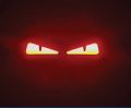 1PC BREAK LIGHT STICKER FOR CIVIC X ANGRY MONSTER STICKER. 