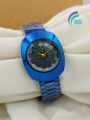 positif watch in chain and  blue 💙 color. 
