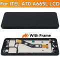 6.6" Black For ITEL A70 LCD itel A665L Display Touch Screen Digitizer Panel Assembly Replacement. 