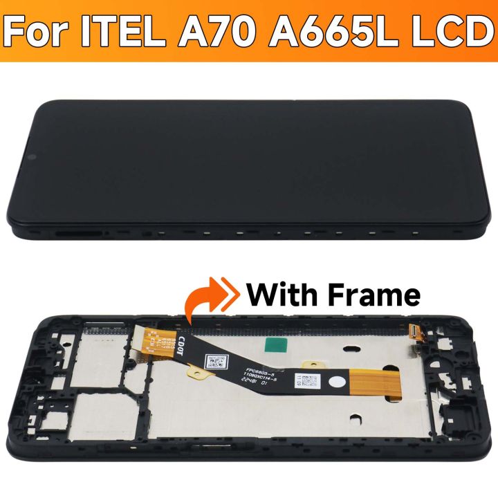 6.6"%20Black%20For%20ITEL%20A70%20LCD%20itel%20A665L%20Display%20Touch%20Screen%20Digitizer%20Panel%20Assembly%20Replacement%20-%20Image%203