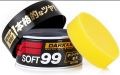 SOFT99 Dark & Black Wax 300g - Hard Car Wax Polish - Hybrid Formula with Carnauba Additive - Hydrophobic Coating - Paintwork Protection, Gloss and Colour Depth - Kit with an Applicator Pad. 