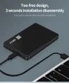 Case Hd Externo USB 3.0 To 2.5 Inch SATA HDD SSD Enclosure External Hard Drive Disk Box for PC Laptop Smartphone PS5. 