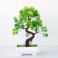 Garden Arrangement Ornaments Plastic Plants Bonsai Small Tree Pot Fake Plant Potted Flower Home Room Table Decoration. 