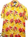 Men linen shirt with leopard/tiger pattern. 