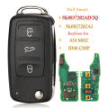 jingyuqin Keyless Go Remote Key 434Mhz ID48 For VW Caddy Eos Golf Jetta Beetle Polo Tiguan Touran 5K0837202AD /202Q 5K0837202AJ.