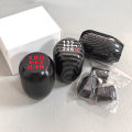 Universal Aluminum Black Manual 5/6 Speed Shift Knob Weighted Gear Stick Shifter Lever Handle Fit Most Cars.