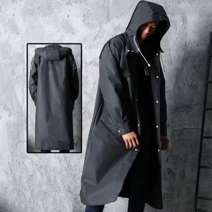 EVA%20%20Long%20Windproof%20and%20Waterproof%20One%20Piece%20Raincoat%20with%20Black%20Hooded%20Outdoor%20Cycling%20and%20Hiking%20Thickened%20Raincoat%20-%20Image%202