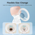 MAMIJOY Silicone Flange Inserts for Breast Pumps Electric Breast Pumps Nipple Tunnel Narrow Connector 13/15/17/19/21/24mm Flange.