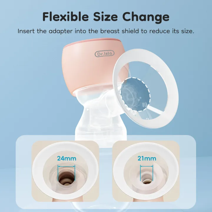 MAMIJOY%20Silicone%20Flange%20Inserts%20for%20Breast%20Pumps%20Electric%20Breast%20Pumps%20Nipple%20Tunnel%20Narrow%20Connector%2013/15/17/19/21/24mm%20Flange%20-%20Image%204