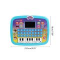 26 English Words Kids Learning Educational Tablet With Led Screen. 