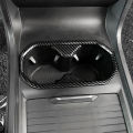 Abs Seat Water Cup Holder Decoration Panel Cover Trim For MG 4 MG4 EV Mulan 2022 2023 2024 Accessories  Interior Styling. 