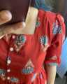 New exclusive designed Kaptan Screen Print Gown 1piece long kurti For Stylish Women / Girls. 