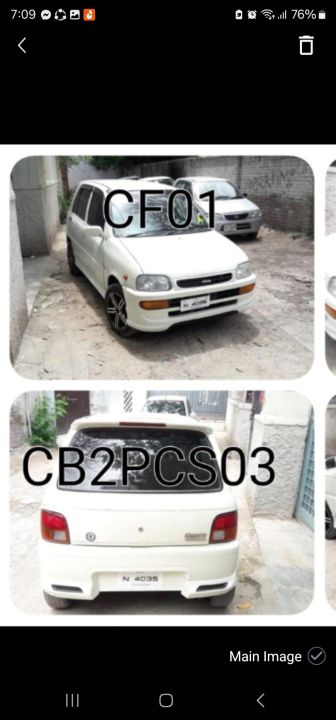 Daihatsu Cuore Ful Body Kit / coure front lip / coure  Back lip / coure side skirt / Model 2000 to 2009